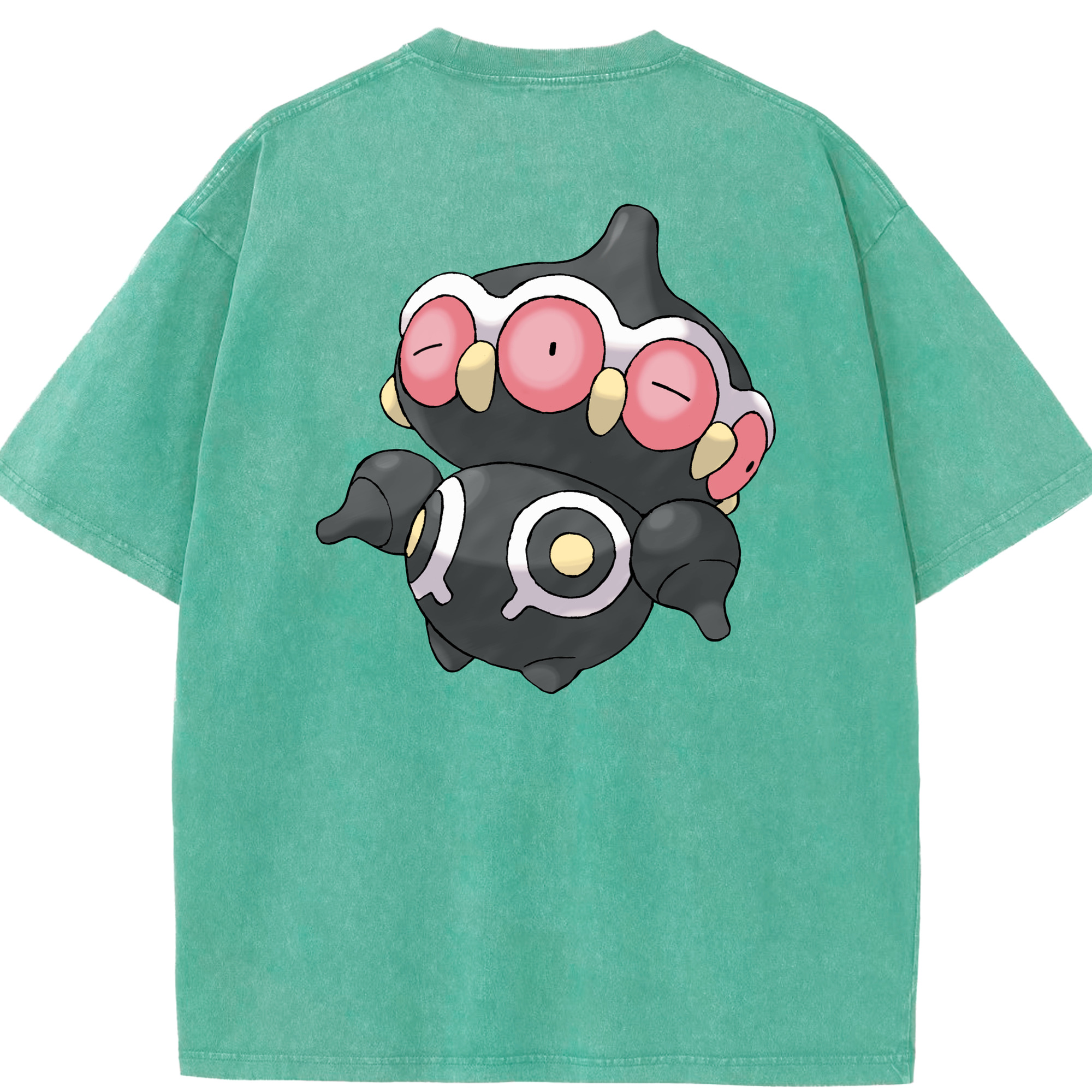 （画像用） ポケットモンスター Pokémon 綿100% ヴィンテージ風 半袖Tシャツ（背面プリント）